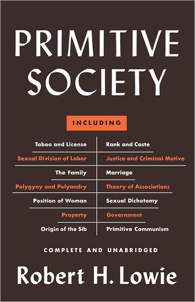 Robert H. Lowie · Primitive Society (Paperback Book) (2024)