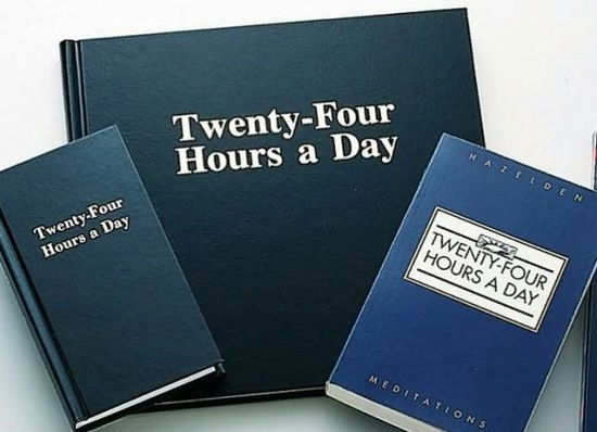 Cover for Anonymous · Twenty Four Hours A Day Larger Print (Hardcover Book) [Large type / large print edition] (1980)