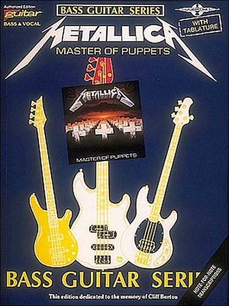 Cover for Metallica · Metallica - Master of Puppets* (Bass Guitar) (Paperback Book) (1988)