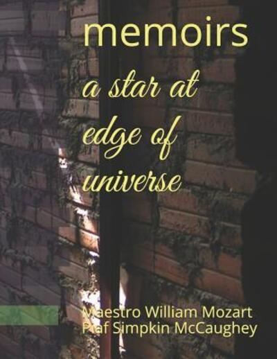 Cover for Maestro William Mozar Simpkin McCaughey · A star at edge of universe (Paperback Book) (2019)