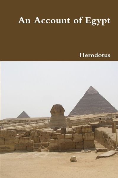Cover for Herodotus · An Account of Egypt (Paperback Book) (2016)