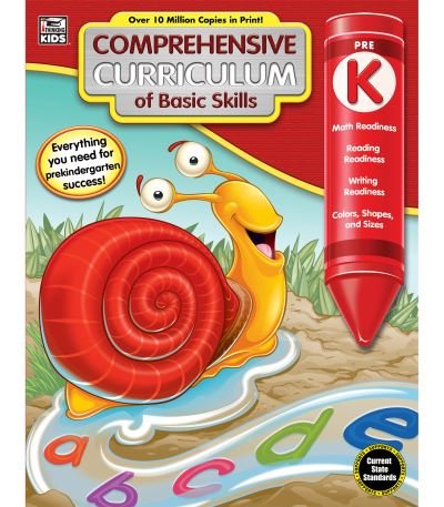 Cover for Thinking Kids · Comprehensive Curriculum of Basic Skills Workbook for Preschool?State Standard Lesson Plans, Numbers, Letters, Writing Recognition for Pre-K, Daycare (Taschenbuch) (2016)
