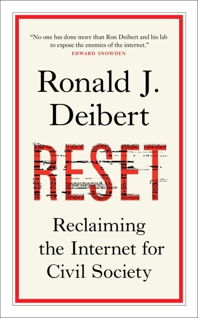 Cover for Ronald J. Deibert · Reset (Pocketbok) (2020)