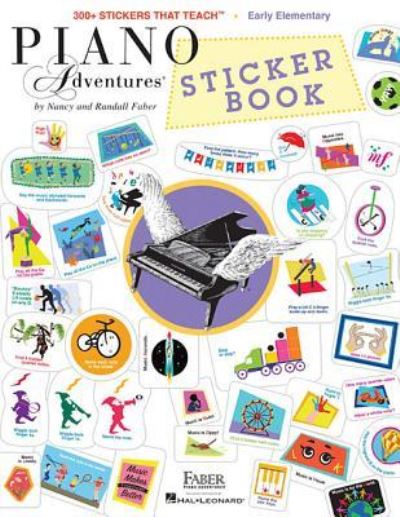 Cover for Nancy Faber · Piano Adventures Sticker Book (Book) (2018)