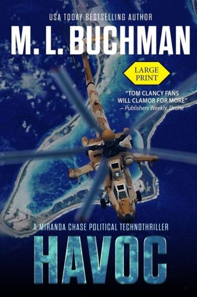 Cover for M L Buchman · Havoc (Large Print : a political technothriller (Pocketbok) (2021)