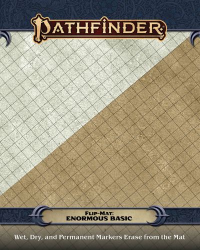 Pathfinder Flip-Mat: Enormous Basic - Jason Engle - Gra planszowa - Paizo Publishing, LLC - 9781640784086 - 8 marca 2022