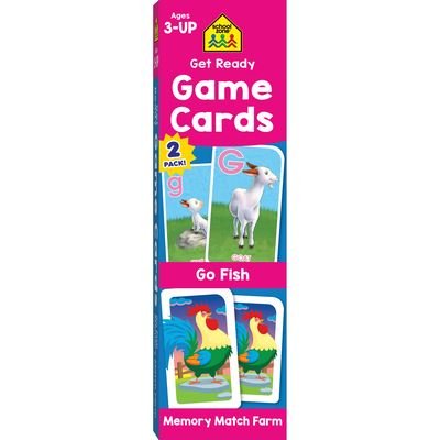 School Zone · School Zone Go Fish & Memory Match Farm 2-Pack Game Cards (SPILLEKORT) (2018)