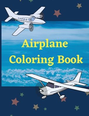 Cover for Radu Key · Airplane Coloring Book (Paperback Book) (2021)