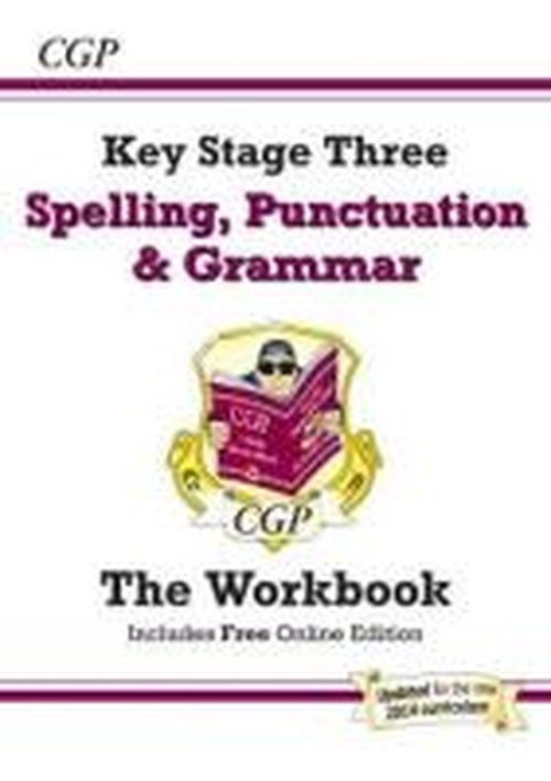 Cover for CGP Books · New KS3 Spelling, Punctuation &amp; Grammar Workbook (answers sold separately) - CGP KS3 Workbooks (Paperback Bog) [With Online edition] (2023)