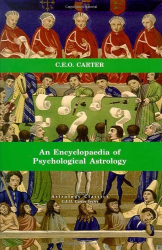 Cover for Carter, Charles, E.O. · Encyclopaedia of Psychological Astrology (Taschenbuch) (2005)