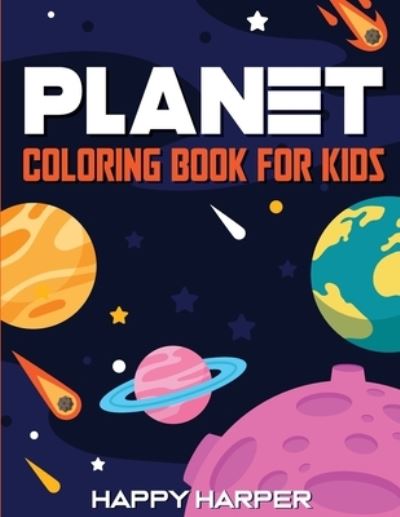 Cover for Harper Hall · Planet Coloring Book (Paperback Book) (2020)