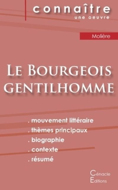 Cover for Molière · Fiche de lecture Le Bourgeois gentilhomme de Moliere (Analyse litteraire de reference et resume complet) (Paperback Bog) (2022)