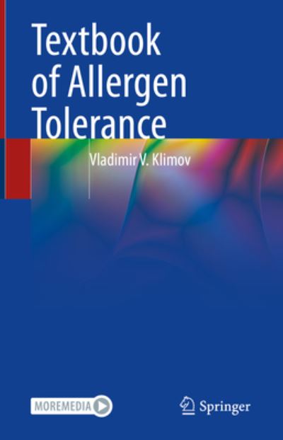 Cover for Vladimir V. Klimov · Textbook of Allergen Tolerance (Hardcover Book) [2022 edition] (2022)