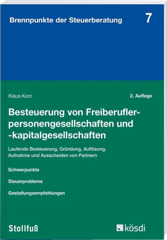 Besteuerung von Freiberuflerperson - Korn - Books -  - 9783084500086 - 