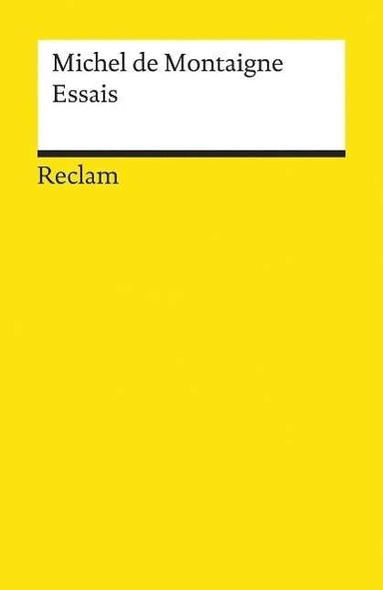 Cover for Michel De Montaigne · Reclam UB 08308 Montaigne.Essais (Buch)