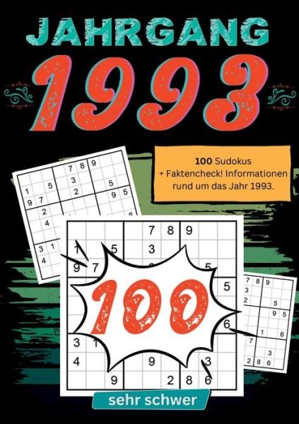 Cover for Sudoku Jahrbücher · 1993- Rätselspaß und Zeitreise (Book) (2024)