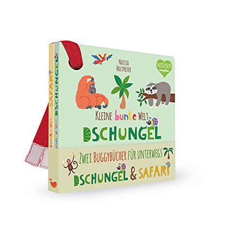 Cover for Nastja Holtfreter · Kleine bunte Welt - Dschungel &amp; Safari (Kartongbok) (2021)