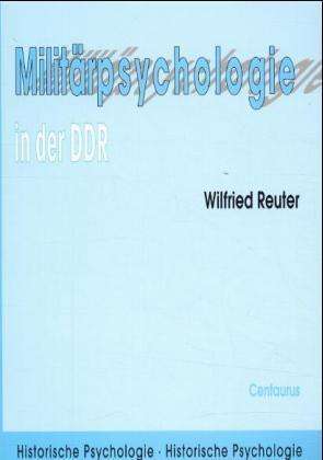 Cover for Wilfried Reuter · Militaerpsychologie in der DDR (Book) (2000)