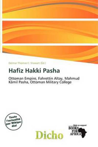 Cover for Delmar Thomas C Stawart · Hafiz Hakki Pasha (Book) (2011)