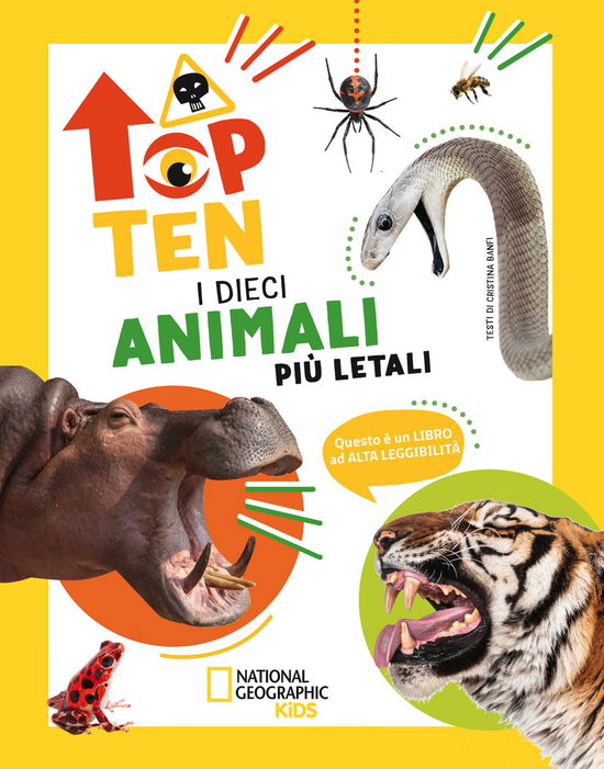 Cover for Cristina Banfi · I Dieci Animali Piu Letali. Top Ten. Ediz. Ad Alta Leggibilita (Book)