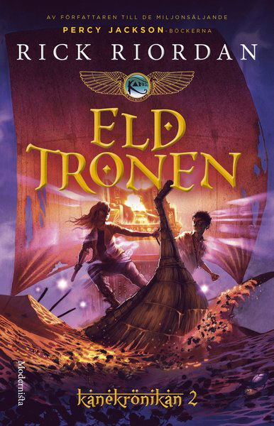 Cover for Rick Riordan · Kanekrönikan: Eldtronen (Bog) (2021)
