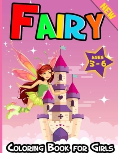 Cover for Reputable Design · Fairy Coloring Book for Girls Ages 3-6 (Paperback Book) (2020)