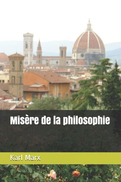 Cover for Karl Marx · Misere de la philosophie (Pocketbok) (2020)