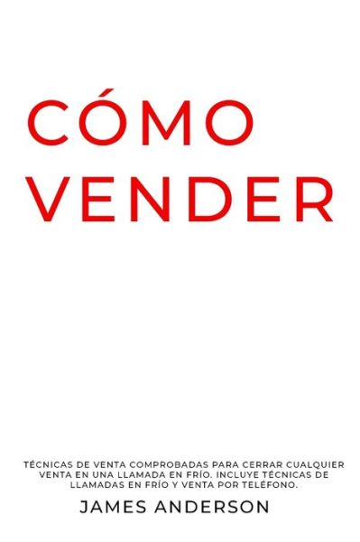 Cover for James Anderson · Como Vender (Paperback Book) (2020)