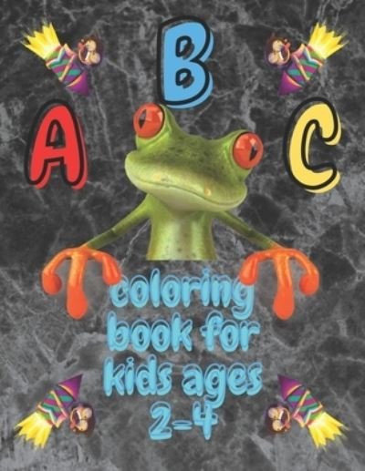 Cover for Qussai Hammoud · Abc coloring book for kids ages 2-4 (Paperback Bog) (2021)
