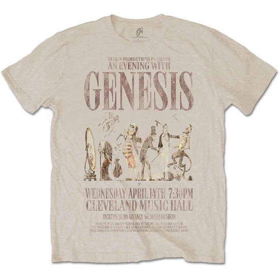 Cover for Genesis · Genesis Unisex T-Shirt: An Evening With (T-shirt)