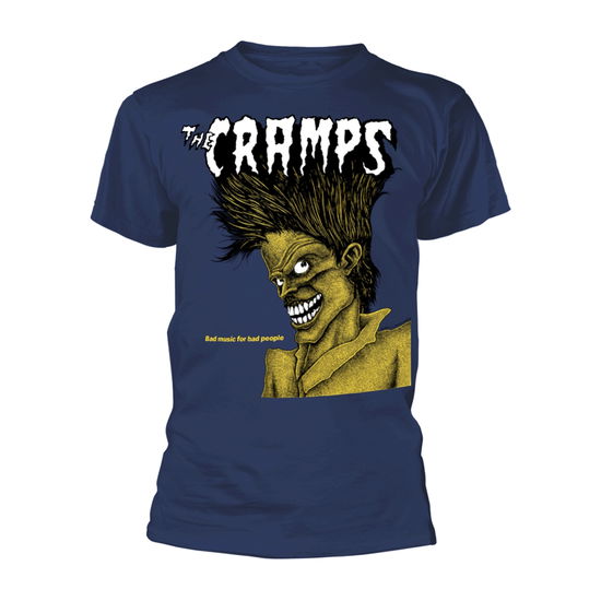 Cover for The Cramps · Bad Music for Bad People (Navy) (T-shirt) [size L] (2023)