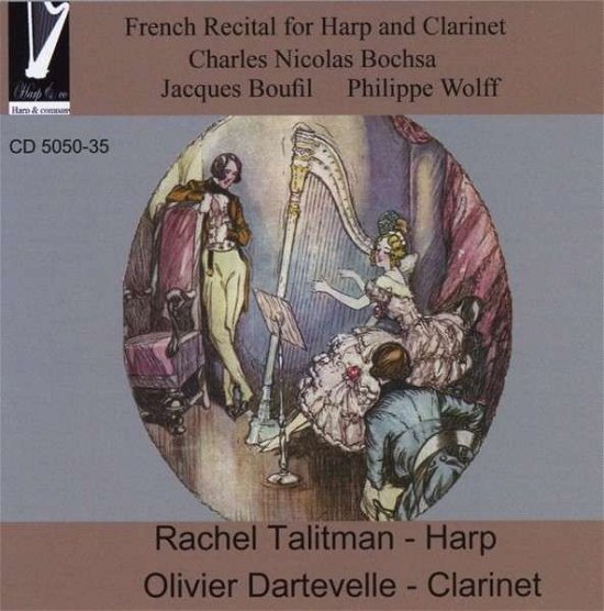 Cover for Rachel Talitman &amp; Oliver Dartevelle · French Recital For Harp &amp; Clarinet (CD) (2014)
