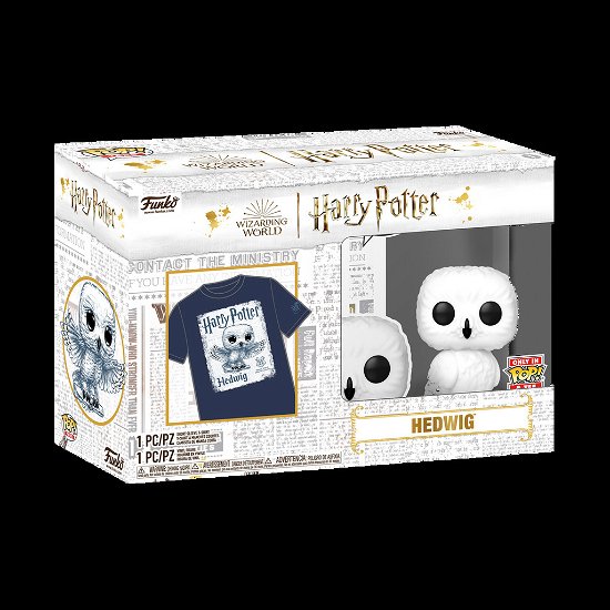 Harry Potter: Funko Pop! & Tee - Hedwig Tg M - Harry Potter: Funko Pop! & Tee - Merchandise - Funko - 0889698636087 - December 22, 2022