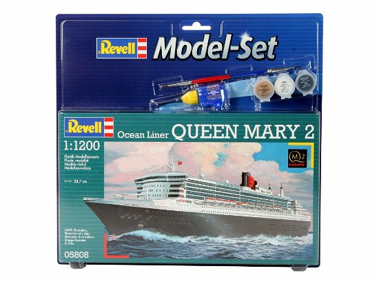 Model Set Queen Mary 2 (65808) - Revell - Merchandise - Revell - 4009803658087 - 