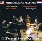 Cover for O'brien, Hod &amp; American-Dut · For All We Know (CD) [Japan Import edition] (2021)