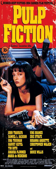 Cover for Pulp Fiction · Pulp Fiction: Cover -Door Poster- (Poster Da Porta 53X158 Cm) (Spielzeug)