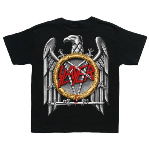 Cover for Slayer · Slayer: Silver Eagle (T-Shirt Neonato 3-6 Mesi) (N/A) [Black - Kids edition]