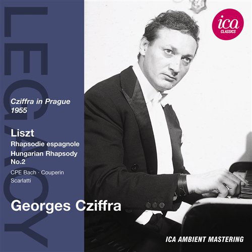 Cziffra in Prague 1955 - Cziffra,georges / Bach,c.p.e. / Scarlatti / Liszt - Muziek - ICA - 5060244550087 - 22 februari 2011