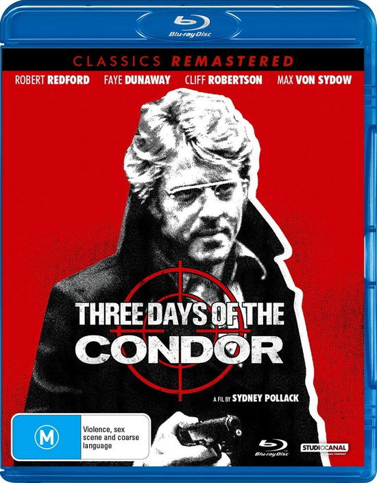 Cover for Three Days of the Condor (Classics Remastered) (Blu-ray) (2021)