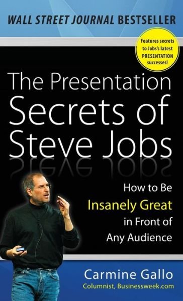 Cover for Carmine Gallo · The Presentation Secrets of Steve Jobs: How to Be Insanely Great in Front of Any Audience (Hardcover bog) [Ed edition] (2009)