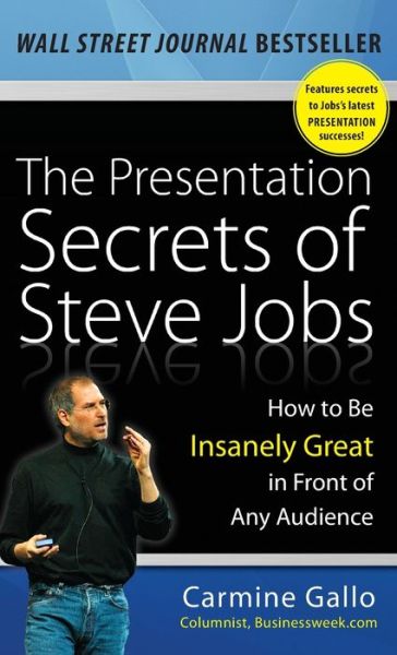 Cover for Carmine Gallo · The Presentation Secrets of Steve Jobs: How to Be Insanely Great in Front of Any Audience (Hardcover Book) [Ed edition] (2009)