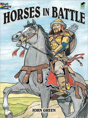 Cover for John Green · Horses in Battle - Dover History Coloring Book (Pocketbok) (2011)