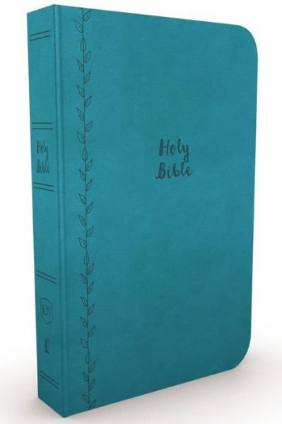 Cover for Zondervan · KJV, Value Thinline Bible, Large Print, Leathersoft, Blue, Red Letter, Comfort Print (Læderbog) (2017)