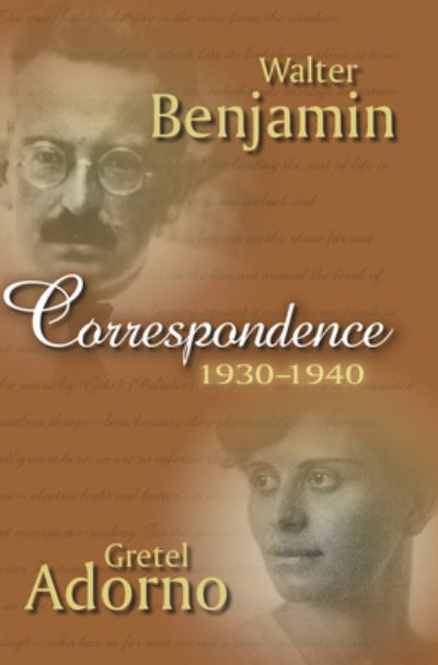 Cover for Gretel Adorno · Correspondence 1930-1940 (Paperback Book) (2024)