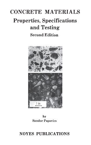 Cover for Popovics, Sandor (Drexel University, Philadelphia, PA, USA) · Concrete Materials: Properties, Specifications, and Testing (Hardcover Book) (1992)