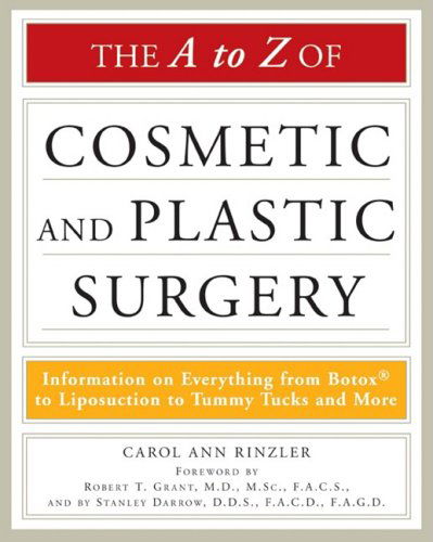 Cover for Carol Ann Rinzler · The A to Z of Cosmetic and Plastic Surgery (Paperback Book) (2009)