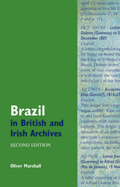 Cover for Oliver Marshall · Brazil in British and Irish Archives (Paperback Book) (2008)