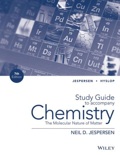 Cover for Neil D. Jespersen · Study Guide to Accompany Chemistry: The Molecular Nature of Matter, 7th Edition (Taschenbuch) (2014)