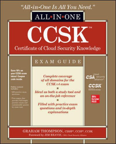 CCSK Certificate of Cloud Security Knowledge All-in-One Exam Guide - Graham Thompson - Boeken - McGraw-Hill Education - 9781260460087 - 22 juli 2020