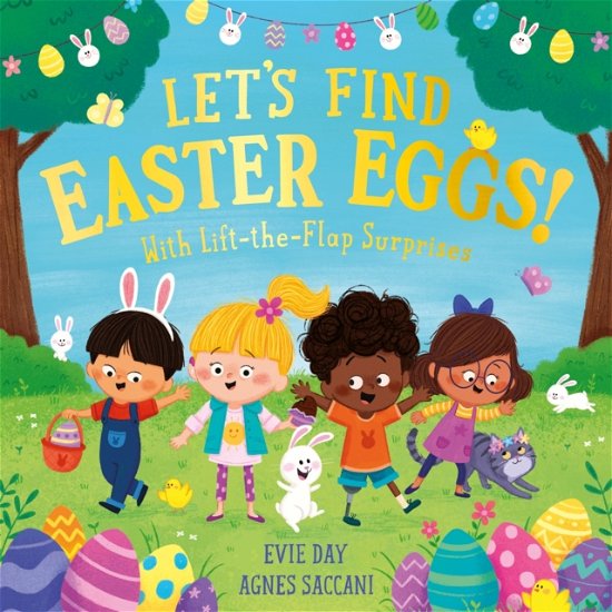 Cover for Evie Day · Let's Find Easter Eggs!: With Lift-the-Flap Surprises (Paperback Bog) (2025)